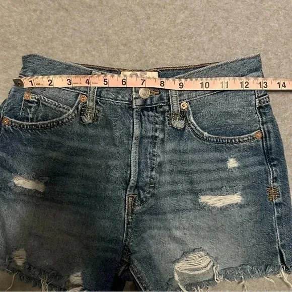 Free People We the Free cutoff denim shorts size 25 - Picture 6 of 8
